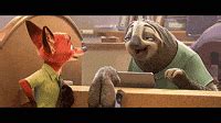 zootopia sloth|Sloth Laughing Scene .